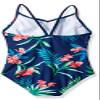 Kanu Surf Girls' Daisy Beach Sport 1-Piece Swimsuit, Leonie Floral Navy, 8 view 2