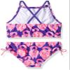 Kanu Surf Girls' Toddler Hallie Flamingo Halter Tankini Beach Sport 2-Piece Swimsuit, Purple, 3T view 2