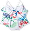 Kanu Surf Girls' Daisy Beach Sport 1-Piece Swimsuit, Leonie Floral White, 4 view 2