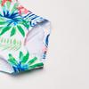 Kanu Surf Girls' Daisy Beach Sport 1-Piece Swimsuit, Leonie Floral White, 4 view 4