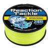 Reaction Tackle Braided Fishing Line - 8 Strand Hi Vis Yellow 200LB 500yd view 1