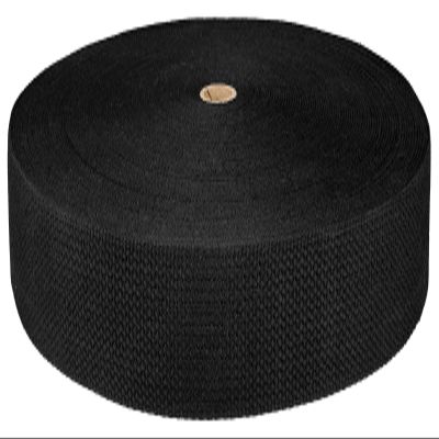 Country Brook Design 2 Inch Black Acrylic Webbing Closeout, 5 Yards