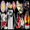 10 Tattoo Girl Vinyl Sticker Bundle #1 view 1