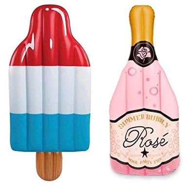 Swimming Bundle: Giant ICEPOP & Bottle Pool Float