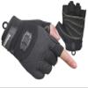 Seibertron Half Finger Padded Palm Lightweight Breathable Climbing Rope Gloves for Climbers, Rock Climbing, Rescue, Adventure, Sailing, Kayaking, Outdoor Sports Black M view 1