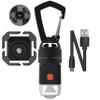 GEAR AID Carabiner Light Kit, 4-in-1 Portable, Rechargeable LED for Biking, Camping and The Outdoors | 1/4-20 Attaches to 550 Paracord | Swivels 360 for Easy Access to Devices & Gear view 1
