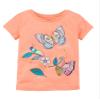 Carter's Baby Girls' Neon Butterfly Jersey Tee, 6 Months view 1