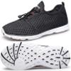 DOUSSPRT Men's Water Shoes Quick Drying Sports Aqua Shoes WhiteBlack Size 12.5 view 1
