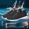 DOUSSPRT Men's Water Shoes Quick Drying Sports Aqua Shoes WhiteBlack Size 12.5 view 2