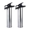 2Pcs Boat Stainless Steel Fishing Rod Holder,Hoffen Flush Mount Rod Holder ,15 Degree Rod Racks with PVC Cap,Inner Tube and Gasket for Marine Yacht Boat view 2