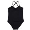 dPois Kids Girls Ballet Dance Leotard Criss Cross Back Bodysuit Gymnastics Unitard Short Jumpsuit Camisole Biketard Black 10-12 Years view 4