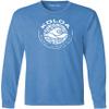 Koloa Circle Wave Vintage Pigment Dyed Long Sleeve Tee-BlueMoon/w-4XL view 1