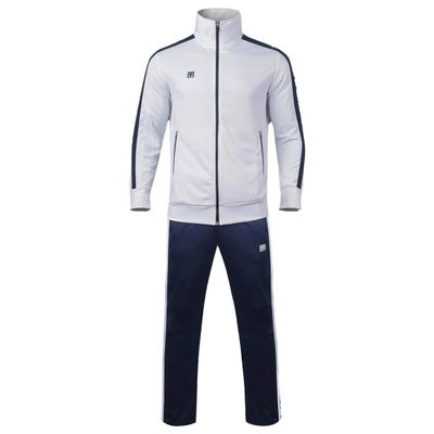 MOOTO Taekwondo Evan Training Set(Jacket+Pants) Korea TKD MMA Martial Arts Kick Boxing Team Uniform (1) White & Navy, 150(Height: 150~159 cm)(58.7~62.6 inch)