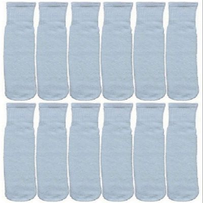 Yacht & Smith 12 Pairs of Wholesale Bulk Pairs Kids & Children's Cotton Tube Socks, Boys Girls, Referee Style