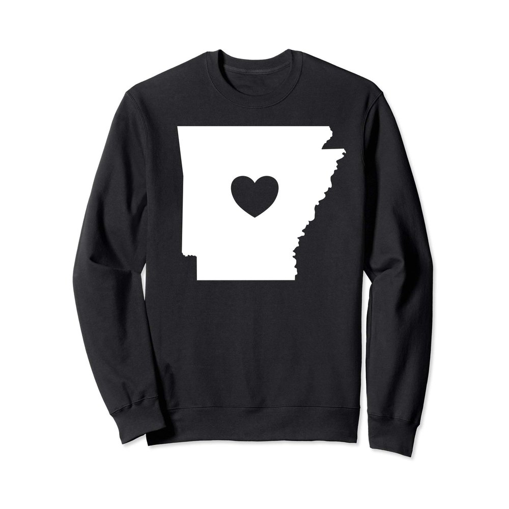 Arkansas Heart State Silhouette Sweatshirt