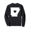 Arkansas Heart State Silhouette Sweatshirt view 1