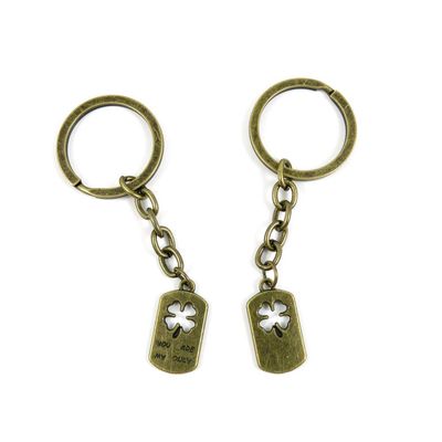1 Items Keychain Keyring Key Tags Chains Rings Jewelry Bag Charms O0IH6 You are My only Clover