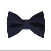 Men's Silk Pre-Tied Bow Tie (Navy) view 2
