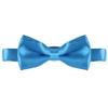 IBTOM CASTLE Toddler Baby Boy Clothes Set 1st Birthday Cake Smash Bowtie Suspenders Pants 3pcs Outfits Diaper Nappy Cover Christening Clothes Blue+Chevron Striped view 2