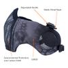 AOUTACC Airsoft Protective Gear Set, Half Face Mesh Mask with Ear Protection and Tactical Goggles for Adult Men Women BBS Paintball Shooting CS Survival Games Cosplay (TY) view 2