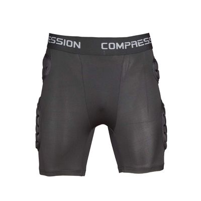 Shinestone Adult Men's Goalkeeper Armor BodyShield Padded Compression Shorts with Sponge Protector for Football Baseball(Shorts-02, Small)