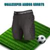 Shinestone Adult Men's Goalkeeper Armor BodyShield Padded Compression Shorts with Sponge Protector for Football Baseball(Shorts-02, Small) view 3