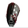 Miken | PLAYERS SERIES Slowpitch Softball Glove | Sizes 13" | RHT | Black / White view 3