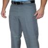 Smitty | BBS-370 | Pleated Base Pants | Heather Grey | Baseball Softball | Umpires Choice! (52) view 1