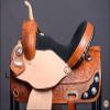 HILASON Western Horse Saddle American Leather Treeless Trail Barrel | for Horses view 2