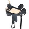 HILASON Western Horse Saddle American Leather Treeless Trail Barrel | for Horses view 1