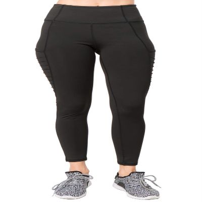 ACT827052_BLK_M Mesh Leggings