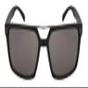 Edge I-Wear Square Sunglasses Women Men Geometric Sunglasses Tinted Lens 1305A-SD-2(M.BLK.sd) view 2