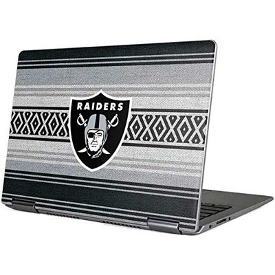 Skinit Decal Laptop Skin Compatible with Yoga 710 14in - Officially Licensed NFL Las Vegas Raiders Trailblazer Design