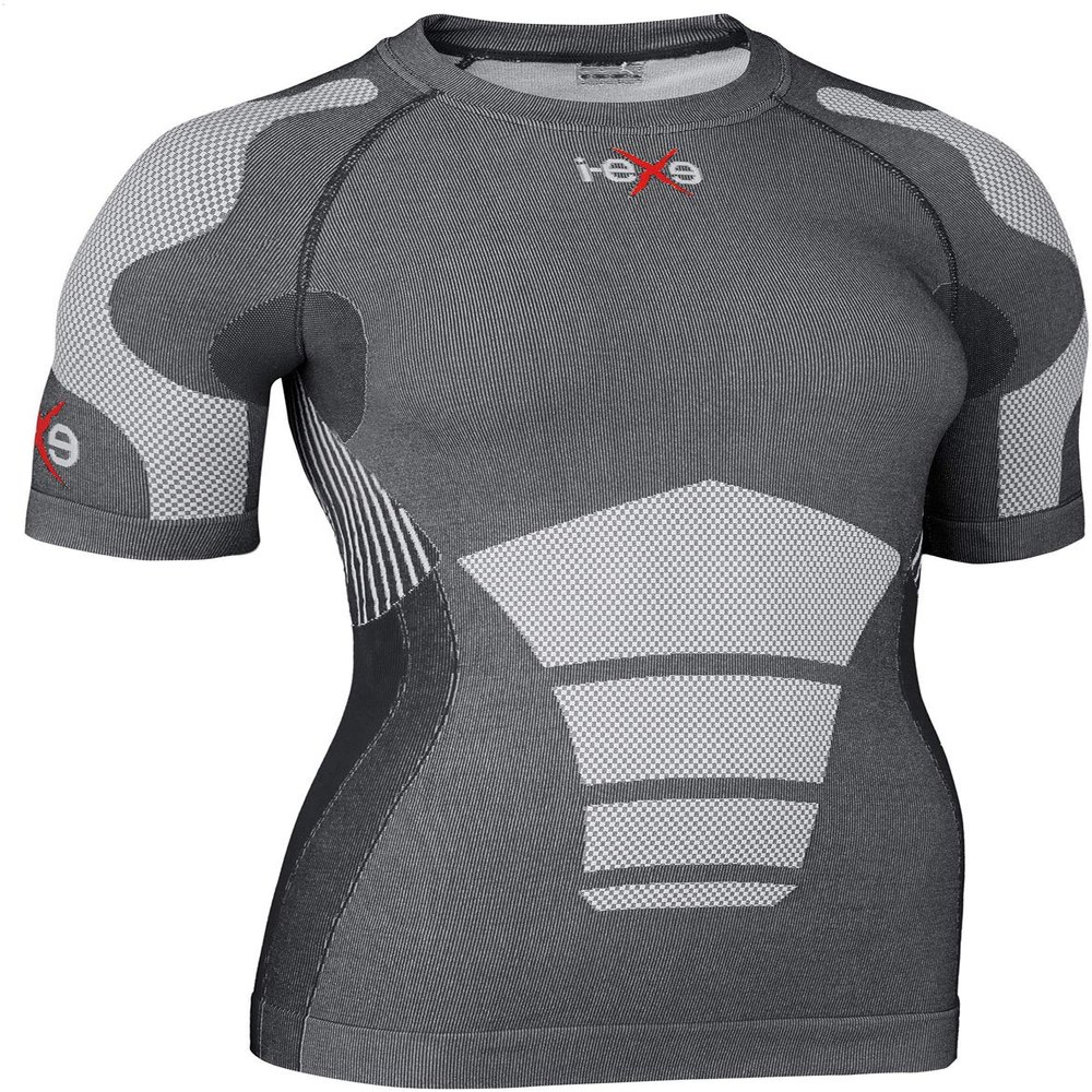 I-EXE Women's Compression Shirt, Green Gym Tee for Workout, Exercise, and Recovery | Large
