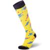 Pure Athlete Wool Ski Socks for Men and Women  Fun Designs  Warm Midweight Skiing Snowboarding (Large/X-Large, 1 Pair - Retro Geo) view 2
