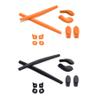 ToughAsNails 2 Pairs Replacement Rubber Kits Ear Socks and Nose Pads for Oakley Juliet Sunglasses Black&Orange view 1