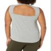 Amazon Essentials Women's Soft Cotton Open Back Sleeveless Yoga Tank (Available in Plus Size), Light Grey Heather, Medium view 2