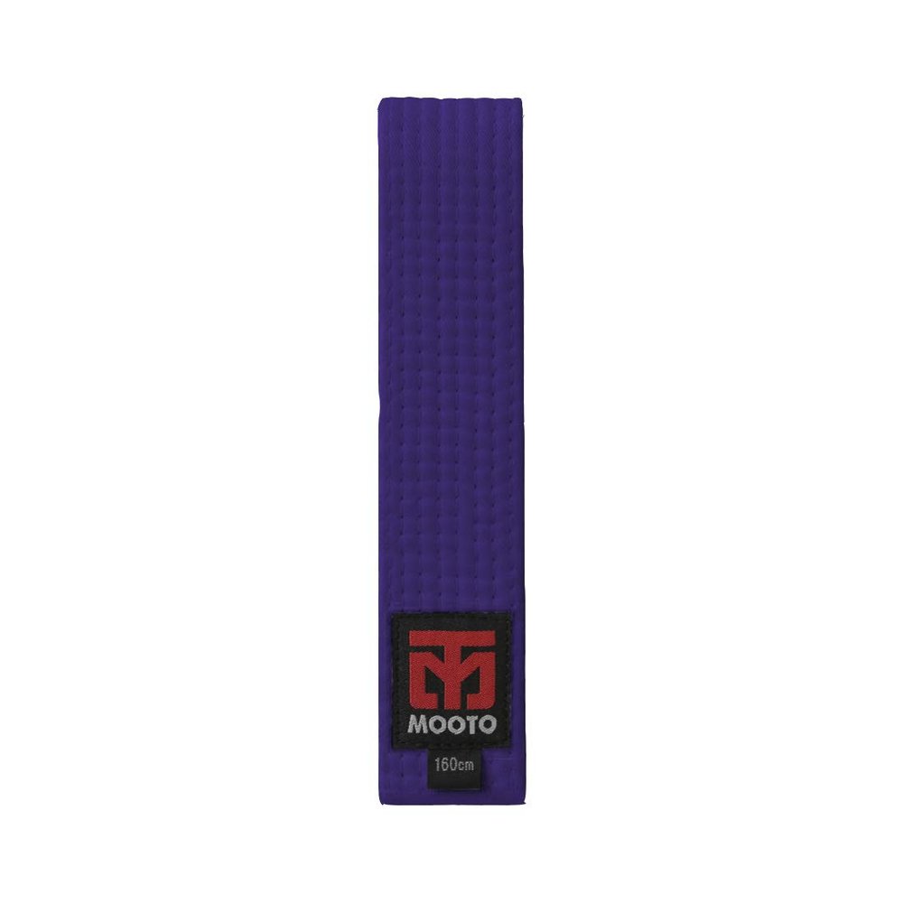MOOTO Taekwondo Color Belts Single Wrap(Width 4cm) 8 Colors TKD MMA Martial Arts Hapkido Karate (Purple, 1. Length(160cm or 63.0 inch))