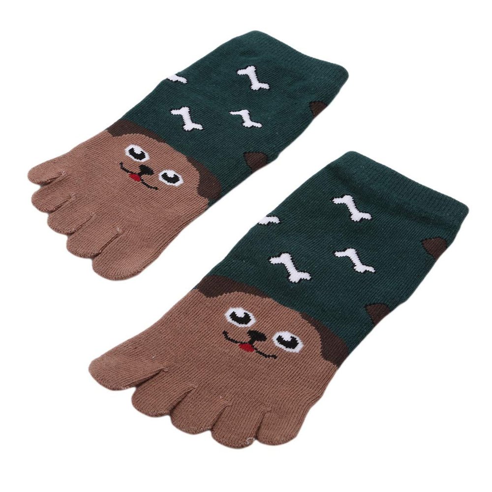 CH Child Todder Kids Children Mesh Thin Toe Socks Cute Cartoon Animal ShapedBreathable Socks Good For 3-7 Years Old, Brown Dog