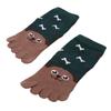 CH Child Todder Kids Children Mesh Thin Toe Socks Cute Cartoon Animal ShapedBreathable Socks Good For 3-7 Years Old, Brown Dog view 1