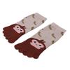 CH Child Todder Kids Children Mesh Thin Toe Socks Cute Cartoon Animal ShapedBreathable Socks Good For 3-7 Years Old, Brown Monkey view 1