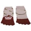 CH Child Todder Kids Children Mesh Thin Toe Socks Cute Cartoon Animal ShapedBreathable Socks Good For 3-7 Years Old, Brown Monkey view 2