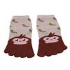 CH Child Todder Kids Children Mesh Thin Toe Socks Cute Cartoon Animal ShapedBreathable Socks Good For 3-7 Years Old, Brown Monkey view 3