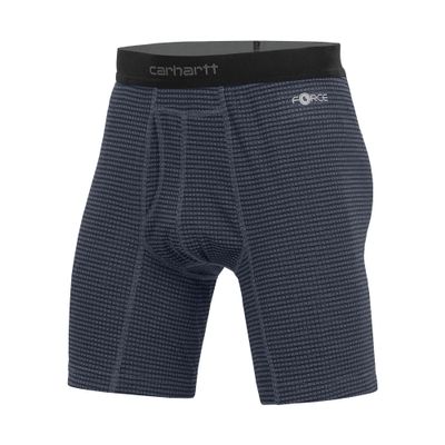 Carhartt Men's MBB123 8 Inch Tech Boxer Brief - Large Regular - Navy