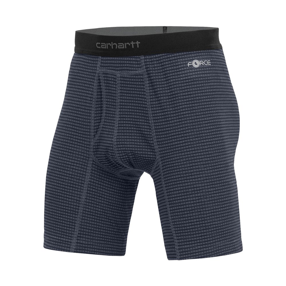 Carhartt Men's MBB123 8 Inch Tech Boxer Brief - Large Regular - Navy