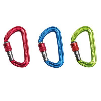 Ocun Hawk Carabiner with Screw Lock, 3-Pack for Rock Climbing, Multipitching and Belaying