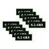 Speed Demon Hot Rod Shop Ammo Can Labels 6.5 GRN Ammunition Decals for 6.5 Grendel 10 Pack Adhesive Vinyl 3"x1.15" view 1