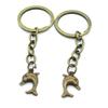 1 Items Keychain Keyring Key Tags Chains Rings Jewelry Bag Charms AA442 Dolphin view 1