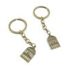 5 Items Keychain Keyring Key Tags Chains Rings Jewelry Bag Charms R5HS0 Bird Cage Birdcage view 1