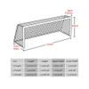 Dilwe Soccer Replacement Net, Soccer Goal Nets Thickened Soccer Goal Net for Playground Feild 10 x 7ft / 18 x 7ft / 24 x 8ft(5 People) view 2